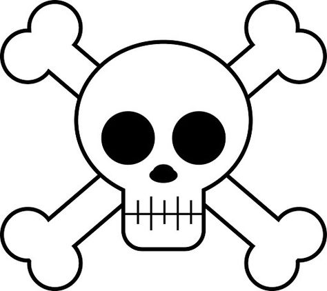 Cartoon Skull, Pirate Skull, Skeleton, I Hope, Art