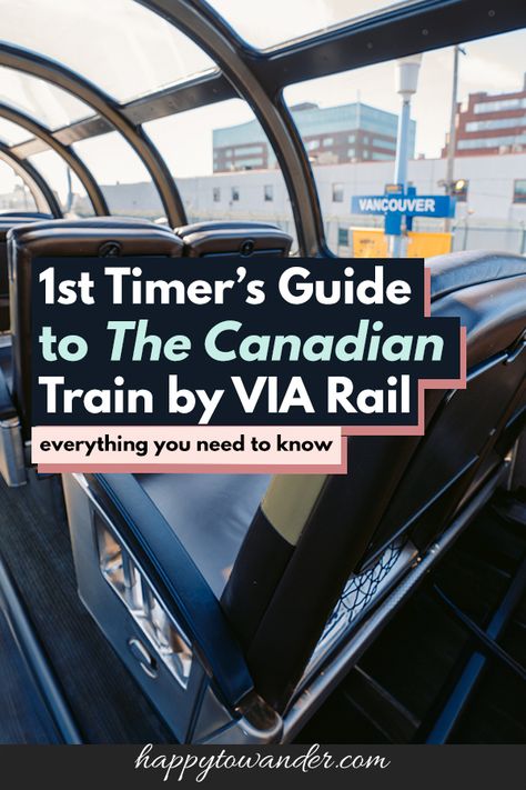 'The Canadian' Train by VIA Rail: Everything You Need to Know Canadian Train Trips, The Canadian Train, Via Rail Canada, Canadian Train, Canada Train, Train Vacations, Via Rail, Train Trip, Canadian Travel