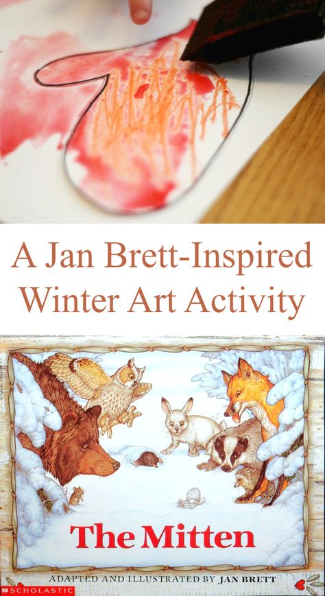 A Jan Brett Inspired Winter Art Activity -- perfect for cold winter days! Winter Art Project, Jan Brett, Preschool Winter, Author Study, Winter Art Projects, Toddler Art Projects, Winter Kindergarten, Winter Preschool, Winter Crafts For Kids