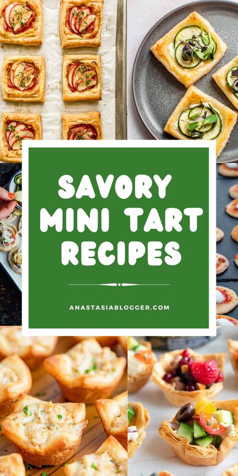 Are you in need of some tasty desserts to munch on? Here are 15 savory sweet mini tart recipes you (or your guests) will love! #minitart #healthydesserts #fingerfood Mini Tarts Savory, Easy Mini Tarts, Dessert Tarts Mini, Asparagus Tart Recipes, Tart Recipes Savory, Veggie Tart, Mini Tartlets, Mini Tart Recipes, Mini Quiche Recipes