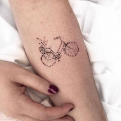 Dutch Tattoo, 27 Tattoo, Bike Tattoo, Amsterdam Tattoo, Simple Arm Tattoos, Bicycle Tattoo, Country Tattoos, Bike Tattoos, Small Pretty Tattoos