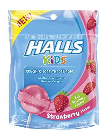 Mr Case Supplier of Halls Lollipops Kids Strawberry delivery to your home or office in Toronto, Ontario, Canada. comes in a case of 4X6X10EA | Cold Sick, Dorm Necessities, Kids Cough, Sore Throat And Cough, Sore Throat Remedies, Throat Remedies, Comfort Items, Sooth Sore Throat, Banana Smoothie Healthy