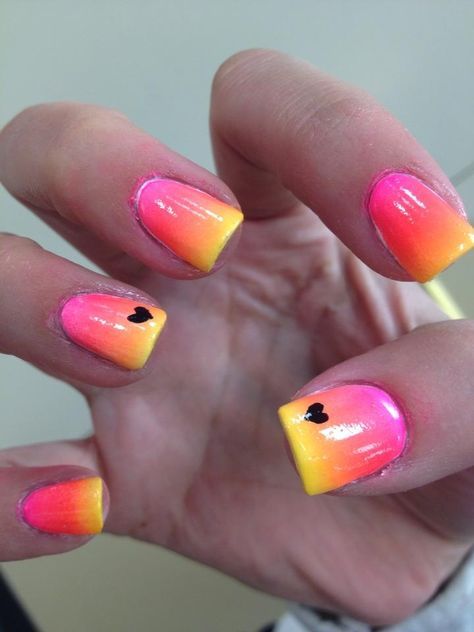 90s Birthday Nails, Heart Nail Art, Polish Ideas, Flower Yellow, Bright Nails, Nails Makeup, Nails 2023, Yellow Nails, Beauty Stuff