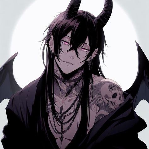 Incubus Horns, Male Incubus Art, Anime Incubus, Demon Boy Pfp, Incubus Demon Male, Demon Anime Boy, Demon Boy Oc, Demon Character Design Male, Incubus Art