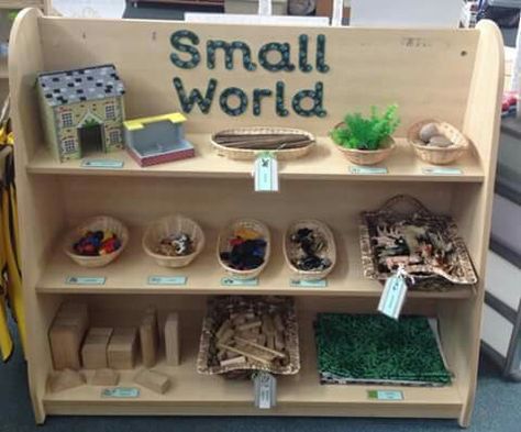 Small world Small World Area, Hygge Classroom, Teaching Displays, Reggio Emilia Classroom, Craft Activities For Toddlers, Hearts Paper Crafts, Reception Class, Nursery Planning, Reggio Inspired Classrooms