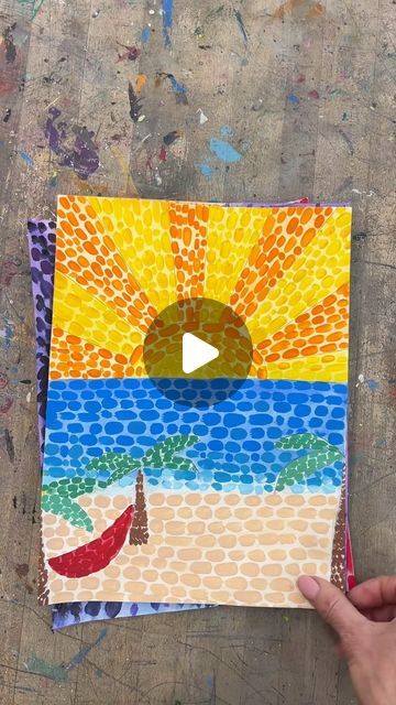 69K views · 5.4K likes | Trista Johnson on Instagram: "More Alma Thomas Inspired Landscapes I can’t get enough of this lesson, my students really enjoyed the lesson too!   Comment LESSON if you would like the direct link to my TPT store and this lesson sent to you as a DM  #artteachers #middleschoolartteacher #middleschoolart #highschoolart #elementaryartteacher #primaryart #artlessons #artprojects #artforkids #artteacherresources #artblog #TPT #artteacherblog #artteacherin #artroom2023 #artteachersofinstagram" Alma Thomas Art Lesson, Alma Woodsey Thomas For Kids, Alma Thomas Art Projects For Kids, Alma Thomas Art, Alma Thomas, Art Teacher Resources, Color Lessons, Fun Summer Activities, Watercolor Ideas