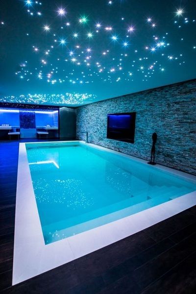 Basement Swimming Pool 2024: 20+ Designs You Will LOVE 11 Pool Design Modern, Luxury Pools Indoor, Indoor Pool House, Indoor Swimming Pool Design, Inside Pool, Indoor Pool Design, Dream Backyard Pool, Outside Pool, Piscina Interior