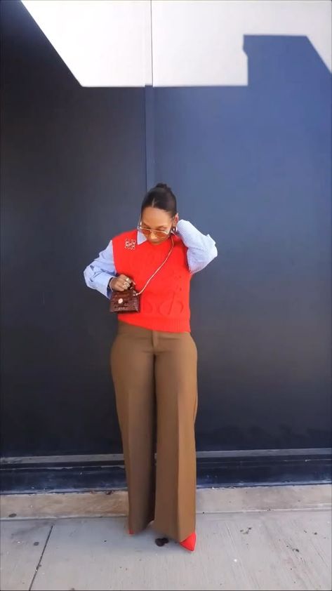 Shirt And Wide Leg Pants Outfit, Business Casual Outfits For High School, Interview Attire Black Women, Work Looks For Women Casual, Plus Size Fall Work Outfits 2024, Female Suit Outfit With Skirt, Red Church Outfit Black Women, Networking Event Outfit Black Woman, Outfits For Guest At Graduation