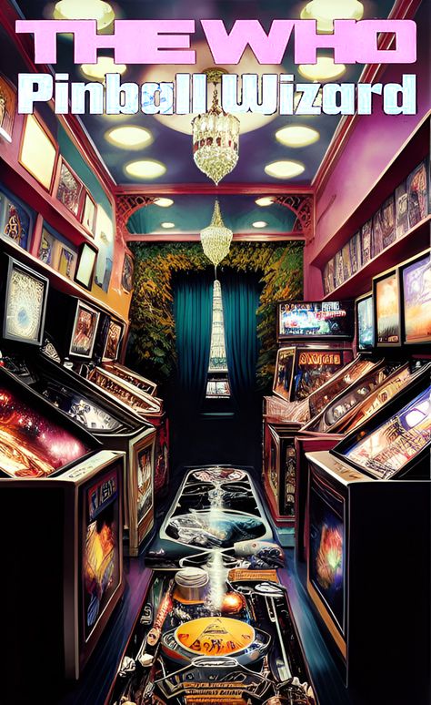 Digital art created by Artful AL for the song 'Pinball wizard' by The Who Pinball Wizard The Who, Pinball Wizard, The Who, The Song, Wizard, Digital Art, Created By, Songs, Quick Saves