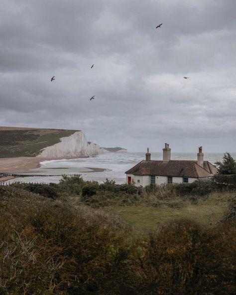 Seven Sisters, Cottage By The Sea, By The Beach, British Isles, Find You, Pretty Places, Beautiful World, Happy Places, Aesthetic Pictures