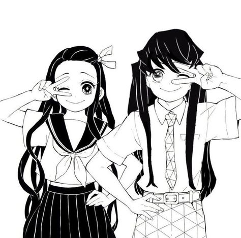 Muichiro Birthday Official Art, Kimetsu Academy Muichiro, Muichiro Academy, Muichiro Kimetsu Academy, Genya Official Art, Nezuko And Muichiro, Muichiro Official Art, Muichiro X Nezuko, Muichiro Nezuko