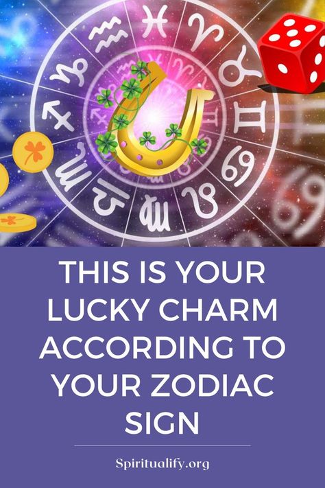 This Is Your Lucky Charm According To Your Zodiac Sign Each Zodiac Sign, Life Choices, Lucky Charms, Luck Charms, Personality Traits, Lucky Charm, Zodiac Sign, Too Much, Zodiac Signs