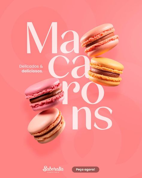 Social media - Confeitaria :: Behance Dessert Social Media Design, Bakery Post Ideas, Cafe Social Media Posts, Social Media Story Design, Mcdonald Menu, Fall Cupcakes, Bakery Branding, Mini Donuts, Graphics Inspiration