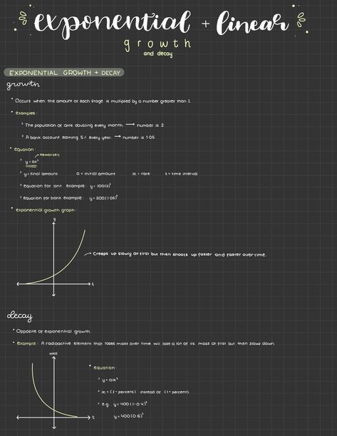 Handwriting Inspiration, Month Numbers, Growth And Decay, Math Notes, Exponential Growth, Math Problems, Word Problems, Greater Than, Handwriting