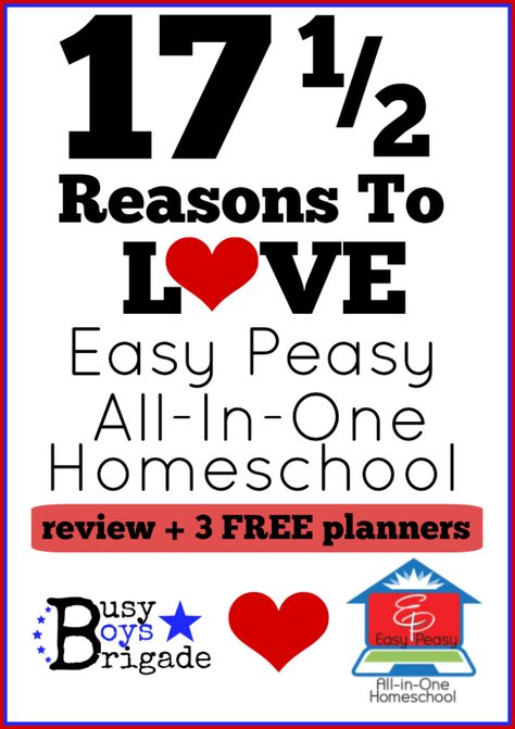 17 1/2 Reasons To Love Easy Peasy All-In-One Homeschool! - Frugal, Fun, Complete-homeschool learning that can't be beat!  3 FREE PLANNERS! Easy Peasy Homeschool, Homeschool Budget, Free Learning Websites, Christian Homeschool Curriculum, Kindergarten Homeschool Curriculum, Relaxed Homeschooling, Homeschool Hacks, Homeschooling Tips, Diy Storage Boxes