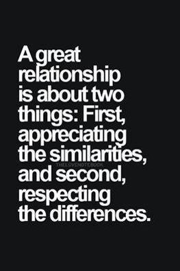 Respect the differences Great Relationship, Life Quotes Love, Inspirational Quotes Pictures, Visual Statements, About Love, A Quote, Great Quotes, Picture Quotes, Beautiful Words