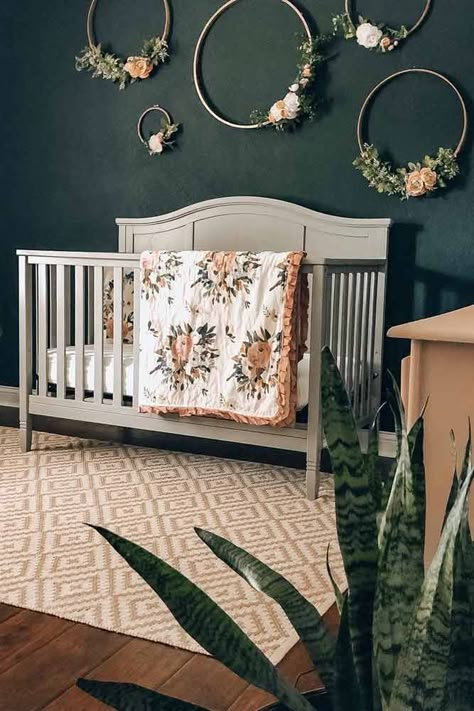 We have collected the best 10 Boho nurseries to show the fabric, furniture, and accessories to use in the nursery. Baby Room Boy, Simple Nursery, Baby Nursery Inspiration, Fun Nursery, Girl Nursery Room, Baby Room Design, Green Walls, Nursery Inspo