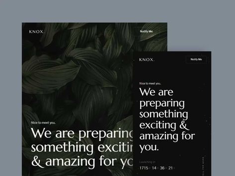 Knox is a free coming soon HTML template that might come in handy if you need a landing page with a countdown timer. Hero Banner, Coming Soon Landing Page, Website Coming Soon, Coming Soon Page, Text Animation, Countdown Timer, Something Interesting, Html Templates, Nice To Meet