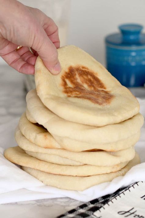 Sourdough Pita Bread Recipe, Sourdough Pita Bread, Sourdough Pita, Homemade Pita Bread, Pita Bread Recipe, Sourdough Starter Discard Recipe, Bread Starter, Sourdough Starter Recipe, Sourdough Baking