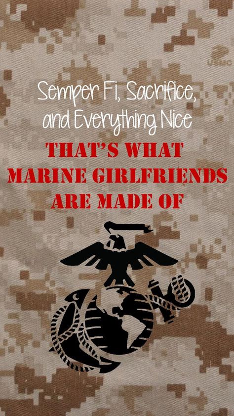 Marine Tatoos, Marine Girlfriend Tattoos, Marine Girlfriend Clothes, Marine Girlfriend Quotes, Marine Boyfriend, Girlfriend Quotes Funny, Marine Graduation, Usmc Girlfriend, Girlfriend Tattoos