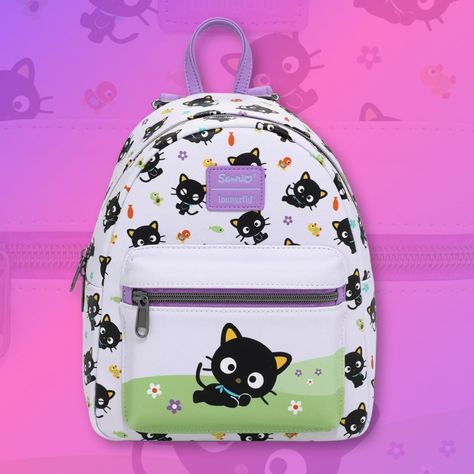 Loungefly Bag Sanrio, Kawaii Cat Drawing, Kitty Items, A Field Of Flowers, Disney Valentines, Kitty Stuff, Mini Backpacks, Loungefly Bag, Different Poses