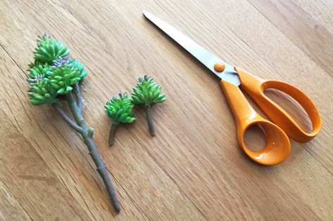 Diy Fake Succulents Decor, Fake Succulents Decor, Coffee Table Arrangements, Artificial Succulent Arrangements, Building A Treehouse, Fake Succulents, Succulents Decor, Garden Crafts Diy, Artificial Succulents