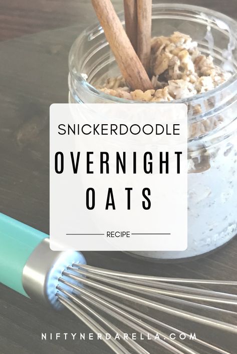 #snickerdoodle #overnightoats #healthybreakfast Snickerdoodle Overnight Oats Healthy, Overnight Oats Snickerdoodle, Snickerdoodle Overnight Oats Recipe, Snickerdoodle Shakeology Recipe, Snickerdoodle Overnight Oats, Butter Extract, Overnight Oats Recipe, Unsweetened Almond Milk, Looks Yummy