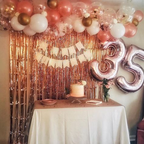 35th Birthday Decor, 35th Birthday Ideas For Her Decorations, Hello 35 Birthday, 35th Birthday Party Ideas, 35th Birthday Ideas, Birthday Party Ideas For Husband, 35th Birthday Ideas For Her, Thirty Fine, 35 Birthday Decorations