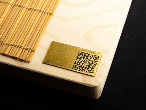 #qrcodestickers #menuqrcode #socialmediaqrcode

QR code stickers for your menu or social media. Made with a durable brushed gold finish. Perfect for adding a touch of style to your . #Qr_Code_Display #Code_Stickers #Qr_Code_Business_Card #Golden_Buddha Qr Code Display, Qr Code Design, Code Stickers, Custom Hard Hats, Custom Car Stickers, Qr Code Business Card, Custom Vinyl Decal, Custom Vinyl Stickers, Packaging Stickers