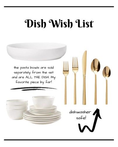 dish up for the holidays! The gold flatware is on sale against the white dish set and pasta bowls are what I use for everyday but can also dress it up with festive chargers and placemats! #diningware #dinnerware #home #dining #kitchen #LTKGiftGuide #LTKunder100 #LTKhome White Dish, Dining Ware, Gold Flatware, Pasta Bowl, White Dishes, Christmas Gift Shop, Dining Kitchen, Pasta Bowls, Dish Sets