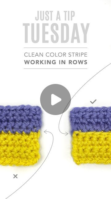 The Knotty Boss - Anna Leyzina on Instagram: "It’s another #JustATipTuesday - two weeks ago I was showing you one of the ways to get a clean color stripe working in the round, so I figured today I would show you how you can achieve a similar clean stripe when working in turning rows. Step1: work a row of slip stitches into front loops only. This row generally does not add any height to the work so it would not count (unless you have MANY-MANY color changes, in which case they may add up, so be aware) Step 2: Work your stitches under the horizontal bar in the old color and under the front loop of all slip stitches. Best part is you get a clean line on both sides! Again, let me reiterate this is not the best, nor the only way to do this, just one of the ways incase you need a smoother li How To Add Rows In Crochet, Change Colors In Crochet, Slip Stitches, Crochet Stitches For Beginners, Crochet Tutorials, Crochet Instructions, Crochet Basics, Crochet Techniques, Crochet Shawl