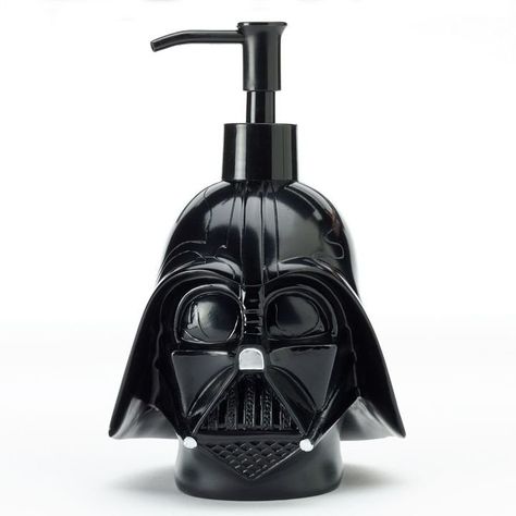 Pin for Later: 20 Gifts For the Star Wars Fanatic Star Wars Darth Vader Soap Pump Star Wars Darth Vader Soap Pump ($25) Star Wars Home, Decoracion Star Wars, Geek Products, Star Wars Bathroom, Star Wars Kitchen, His Bathroom, Star Wars Classroom, Nerd Home, Star Wars Bedroom