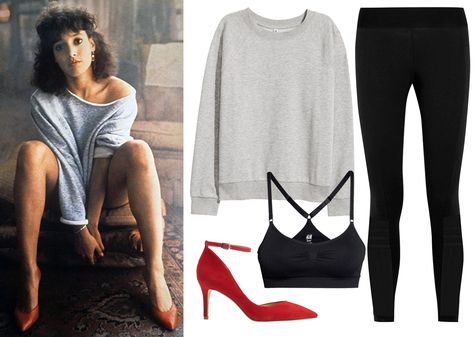 ALEX OWENS FROM FLASHDANCE (1983) Flashdance Outfit, Flashdance Costume, 90s Costumes, Halloween 80s, 90s Fashion For Women, Flash Dance, Inspired Costumes, Iconic Halloween Costumes, 80s Party Outfits