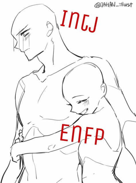 (The art is not mine) #Mbti #16personalities #Enfp #Intj Enfp X Enfp Relationship, Intj Enfp Fanart, Enfp X Intj Fanarts, Intj And Enfp Fanart, Intj Enfp Relationship Fanart, Enfp Couple, Enfp Intj Couple, Intj Enfp Relationship, Enfp X Intj Mbti Fanart