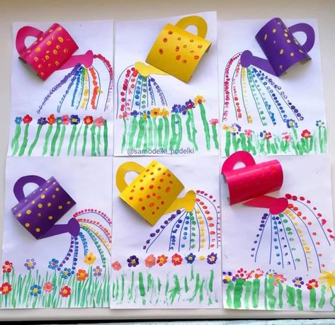 Spring Arts And Crafts, Spring Art Projects, Spring Preschool, Spring Crafts For Kids, Kindergarten Crafts, Daycare Crafts, Kindergarten Art, Toddler Art, Classroom Crafts