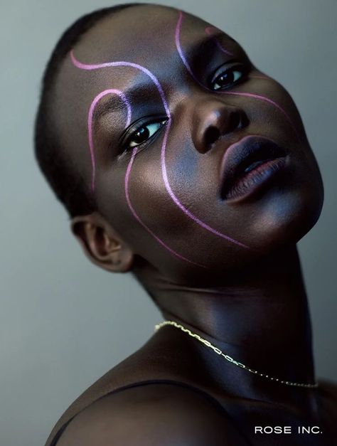 Crazy Make Up, Futuristic Makeup, Milk Model Management, Alien Makeup, Rose Inc, Makeup Course, Cool Makeup Looks, Moisturizing Face Cream, Purple Eyeshadow