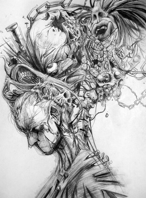 Whats in your head Migraine Art, Surrealism Drawing, Dark Art Drawings, Desenho Tattoo, Ap Art, Pencil Illustration, Art Anime, Surreal Art, Art Drawings Sketches