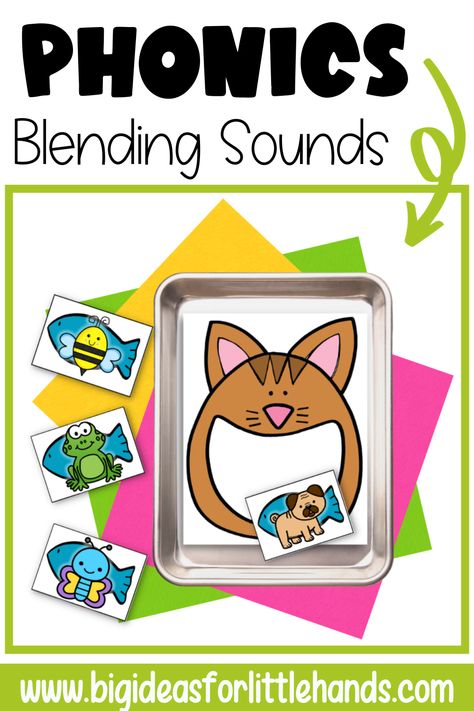 Help your students with Phonemic Awareness with these fun Blending Sounds Games for Small Groups! These 11 Blending Sounds games are great activities to use as phonics warm-ups, intervention, or lessons during your Small Group Reading block to help your students with Phonological Awareness. These games and worksheets are aligned with Science of Reading, SOR. Phonics Games Kindergarten, Games For Small Groups, Kindergarten Small Groups, Phoneme Blending, Mystery Word, 2nd Grade Activities, Phonemic Awareness Activities, Blending Sounds, Small Group Reading