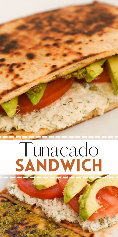 Tuna Pita Sandwich, Tuna Cado Sandwich, Joe And The Juice Tunacado Recipe, Avocado Tuna Sandwich, Joe And The Juice Spicy Tuna Sandwich, Tuna Mousse Recipe, Tunacado Sandwich Joe And The Juice, Spicy Tuna Melt Sandwich, Joe And The Juice Tuna Sandwich