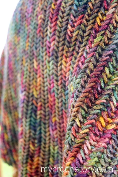 Intermediate Crochet Patterns Free, Variegated Crochet Patterns, Herringbone Crochet Scarf, Variated Yarn Crochet Patterns, Crochet Variegated Yarn Projects, Crochet Afghans Free Patterns, Knit Scarf Free Pattern, Herringbone Crochet Blanket, Variegated Yarn Crochet Patterns