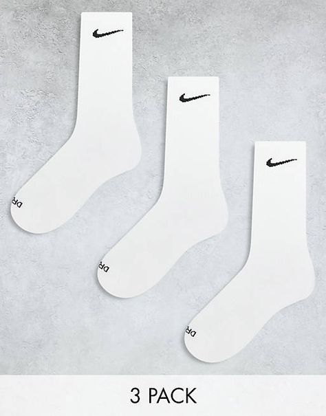 Nike Everyday Plus Cushioned Socks | ASOS Cheap White Sporty Socks, Nike Socks Pack, White Nike Socks Pack, Nike Socks 3 Pack, White Moisture-wicking Sporty Socks, Flip Flop Boots, Nike Training, Shorts Co Ord, Leopard Print Baby