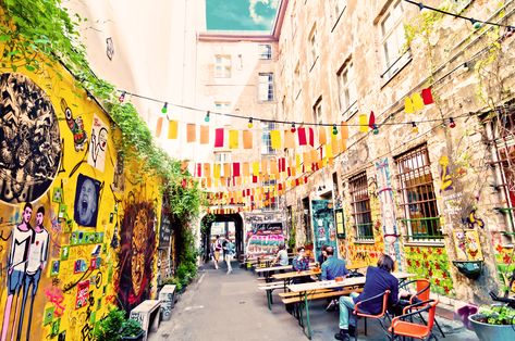 With its anti-establishment undertones, the neighborhood of Kreuzberg is one of Europe’s most hipster neighborhoods. Museum Island, Berlin Street, Berlin Travel, West Berlin, Parc D'attraction, Berlin Wall, Berlin Germany, Lisbon, Europe Travel