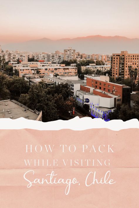 Chile is an absolute hot-spot for international travelers, especially those seeking to maximize the country’s great outdoor adventuring opportunities. Here are writer Grace's (@grace.gud) recommendations on how to pack while visiting Santiago, Chile. Follow us at d-ravel.com & @the_d_ravel on IG to learn all the fashion and travel tips you need for your next adventure🗺 Santiago Chile Packing List, Santiago Chile Fashion, Santiago Chile Travel, Santiago Chili, Spring Country Outfits, Santiago Chile, Chile Travel, Packing List For Vacation, Spring Trip