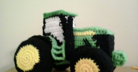 JOHN DEERE TRACTOR This is a pattern for a John Deere Tractor.  This is not an easy item to make.  It has many pieces.  Unless you are a... Crochet Toys Free, John Deere Tractor, Crochet Amigurumi Free Patterns, Crochet Amigurumi Free, John Deere Tractors, Amigurumi Free, Amigurumi Free Pattern, Worsted Weight Yarn, Tapestry Needle