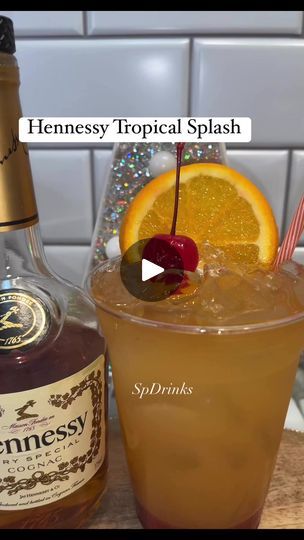 347K views · 3.8K reactions | Hennessy Tropical Splash #fyp #Christmas #holiday #cocktails | Sp Drinks | Sp Drinks · Original audio Hennessey Drink Recipes, Hennesy Drinks Cocktails, Christmas Holiday Cocktails, Hennessy Drinks Recipes, Hypnotic And Hennessy Drinks, Mixed Drinks With Hennessy, Pure White Hennessy Cocktails, Hennessey Drink, Mixed Henny Drinks