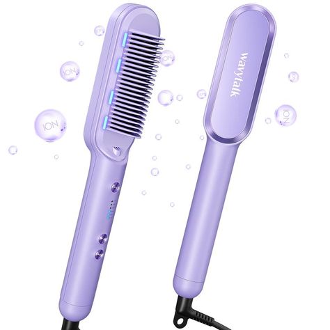 Teeth Design, Hair Straightener Brush, Straightener Brush, Straightening Comb, Ceramic Flat Iron, Straighten Iron, Hair Brush Straightener, Hair Straightening, Straightening Brush