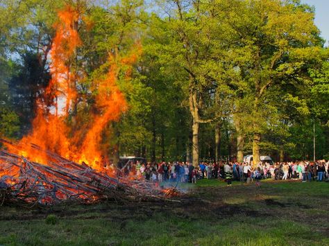 Easter Traditions in Germany: Easter Bonfires German Easter Traditions, Easter Traditions, Easter Tree, Take A, Look At, Germany, Wheel, Easter, Holidays