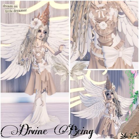 Dress to impress THEME divine being Dti Outfit Divine Being Theme, Dti Outfits Roblox Theme Divine Beings, Dti Theme Divine Beings, Divine Beings Dress To Impress Outfit, Divine Beings Outfit, Dti Outfits Divine Being, Di Divine Being Outfit, Divine Being Dti Outfit, Dress To Impress Theme Divine Beings