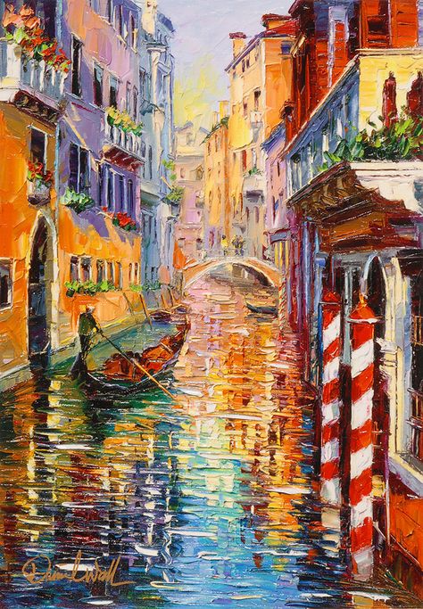 Travel Venice, Venice Map, Italy Winter, Venice Art, Venice Painting, Easy Painting Ideas On Canvas, Easy Painting Ideas, Canvas For Beginners, Abstract City