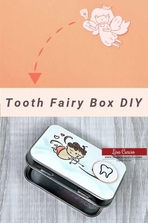 Homemade Stencils, Card Making Video Tutorials, Diy Tooth Fairy, Cloud Stencil, Fairy Box, Fun Mom, Tooth Fairy Box, Diy Teething, Stamping Projects